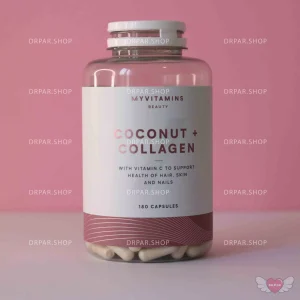 کپسول کوکونات کلاژن مای ویتامینز Myvitamins — نمای روبه‌رو