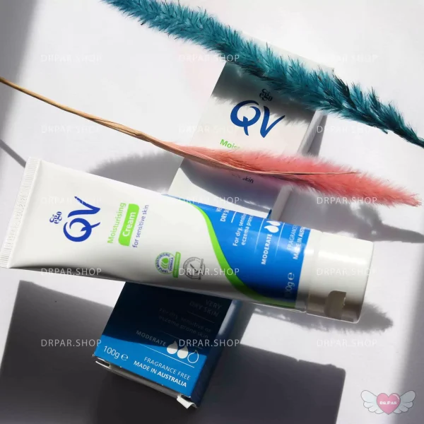 کرم مرطوب کننده کیووی مناسب برای پوست خشک و حساس QV - Image 6