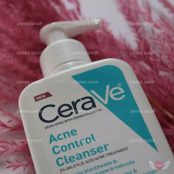 ژل شستشو اکتیو پوست چرب و جوشدار سراوی Acne Control Cleanser Cerave - Image 4