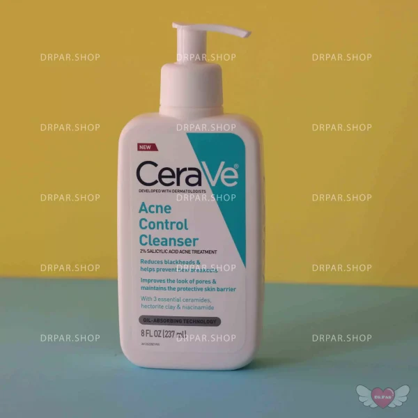 ژل شستشو اکتیو پوست چرب و جوشدار سراوی Acne Control Cleanser Cerave - Image 5
