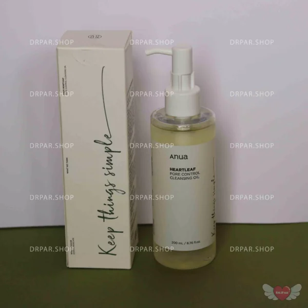 روغن پاک کننده و کنترل منافذ آنوا Anua Heartleaf Pore Control Cleansing Oil - Image 3