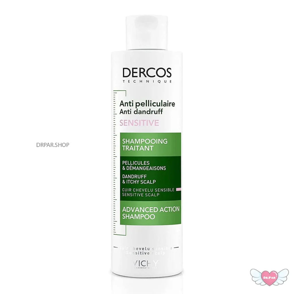 شامپو ضد شوره دکراس برای پوست سر حساس Dercos Anti-Dandruff Sensitive Scalp Shampoo