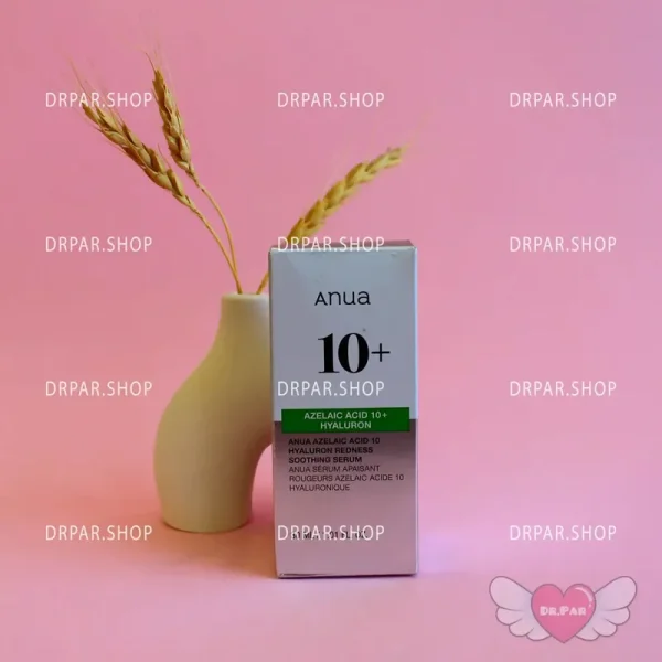 سرم آزلائیک اسید ۱۰ ٪ هیالورون ضد التهاب و قرمزی آنوا 30 میلی لیتر Anua