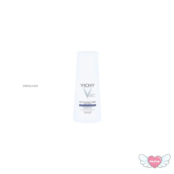 اسپری دئودرانت 24 ساعته اولترا فرش خنک و میوه ای بدون آلومینیوم ویشی vichy