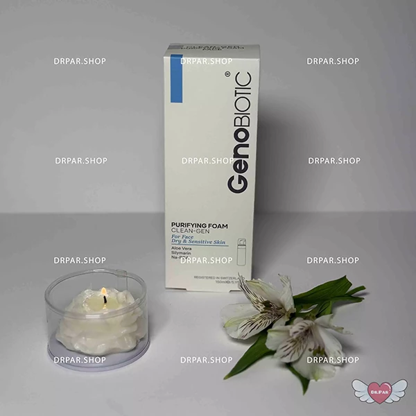 خرید فوم شستشو صورت پوست خشک ژنوبایوتیک