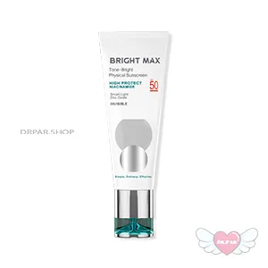 کرم ضد آفتاب فیزیکال بی رنگ تن-برایت برایت مکس