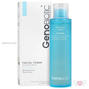 تونر آبرسان صورت ژنوبایوتیک مدل Hydrating برای پوست نرمال و خشک حجم 150 میلی لیتر