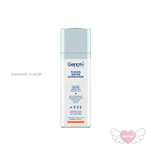 ضد آفتاب فیوژن واتر ژنوبایوتیک بی رنگ SPF50 مناسب انواع پوست