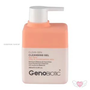 ژل شستشوی صورت پوست چرب و مختلط 200 میلی لیتر ژنو بایوتیک Geno Biotic