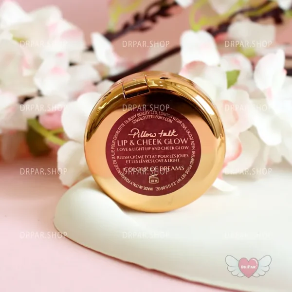 رژگونه و رژلب کرمی رنگ Colour of Dreams پیلوتاک شارلوت تیلبری Charlotte Tilbury Pillow Talk