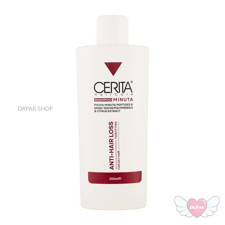 شامپو ضد ریزش و حجم دهنده مو مدل Minuta مو خشک حجم 200میلی لیتر سریتا Cerita