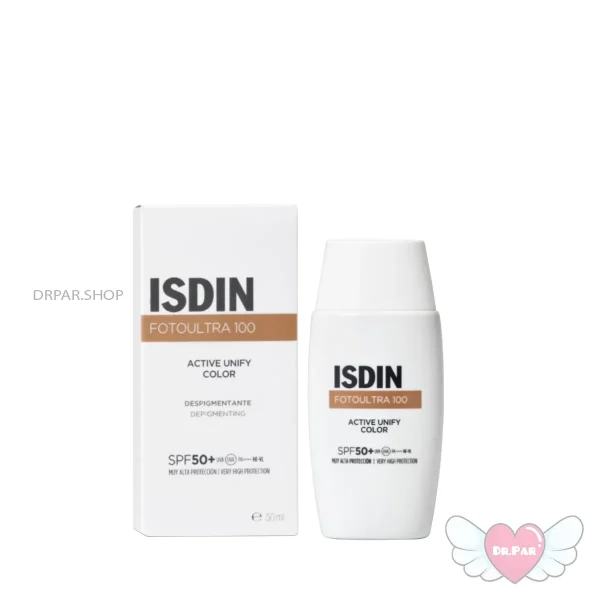 ضدآفتاب رنگی و یکنواخت‌کننده اکتیو یونیفای 50 میلی لیتر ایزدین Isidin