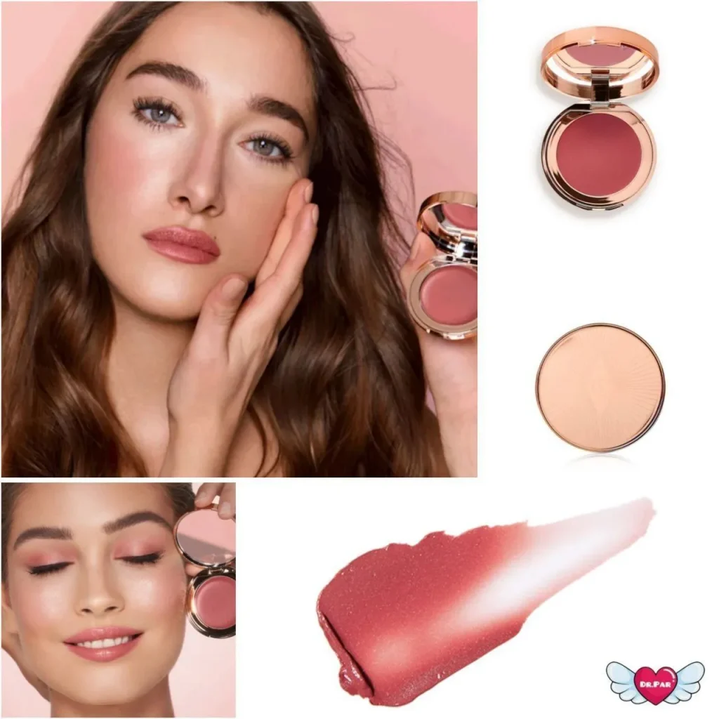 رژگونه و رژلب کرمی رنگ Colour of Dreams پیلوتاک شارلوت تیلبری Charlotte Tilbury Pillow Talk
