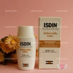 ضدآفتاب رنگی و یکنواخت‌ کننده اکتیو یونیفای 50 میلی لیتر ایزیدین Isidin