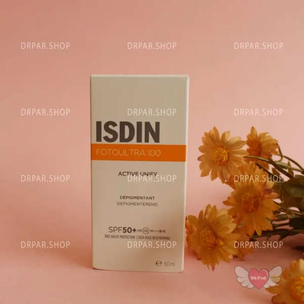 ضد آفتاب ضد لک بی رنگ 50 میلی لیتر SPF 50 ایزیدین ISDIN FotoUltra 100 Spot Prevent