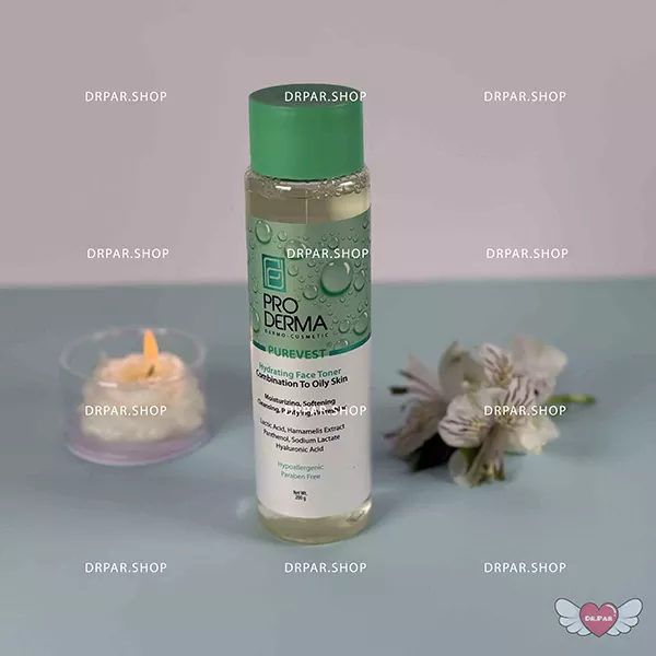 تونر آبرسان پوست مختلط چرب 200 میلی لیتر پرودرما Proderma