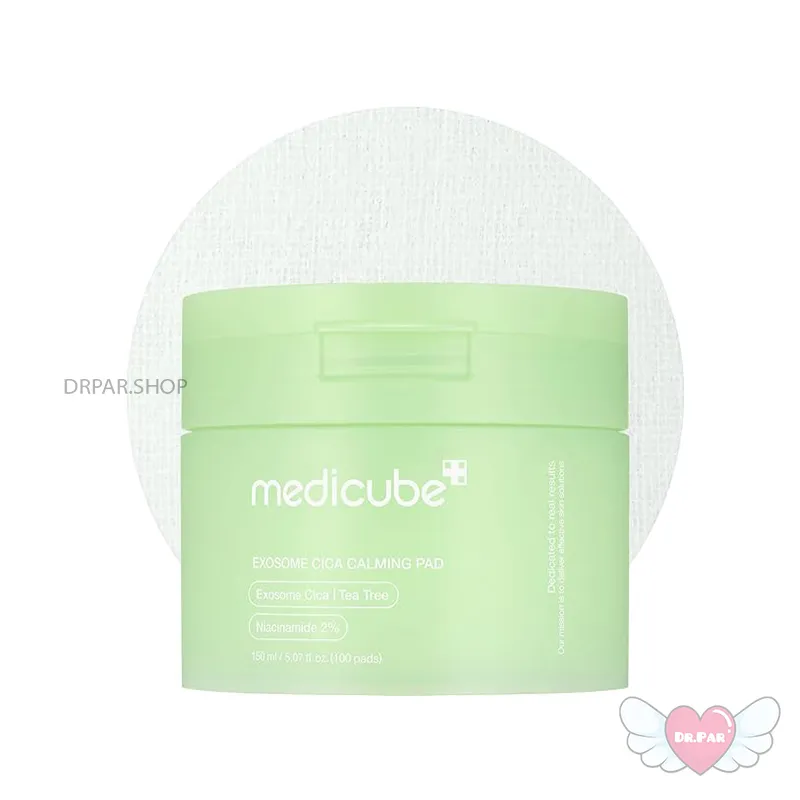 تونر پد آرام کننده پوست سیکای اگزوزوم 70 عددی مدی کیوب Medicube Exosome Cica Calming