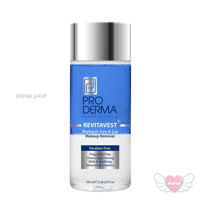 محلول دوفاز پاک کننده آرایش چشم لب 100 میلی لیتر پرودرما Proderma