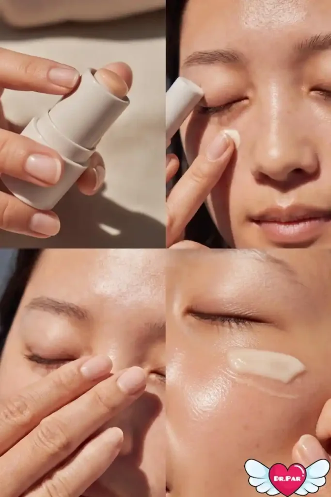 طرز زدن كرم دور چشم
