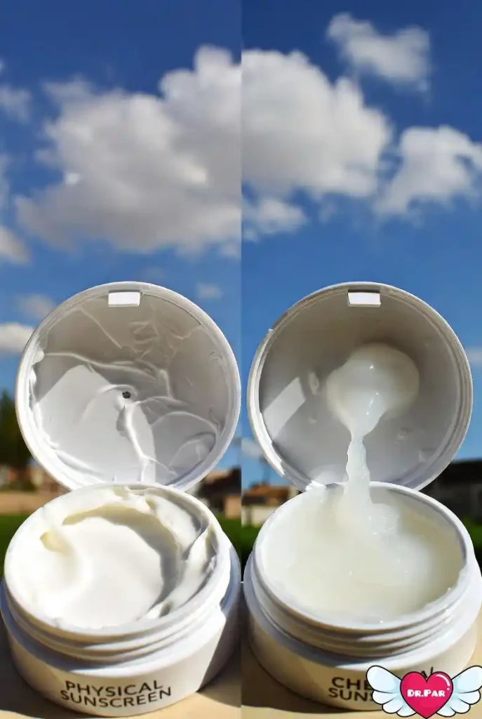 تفاوت ضد آفتاب فیزیکی و شیمیایی