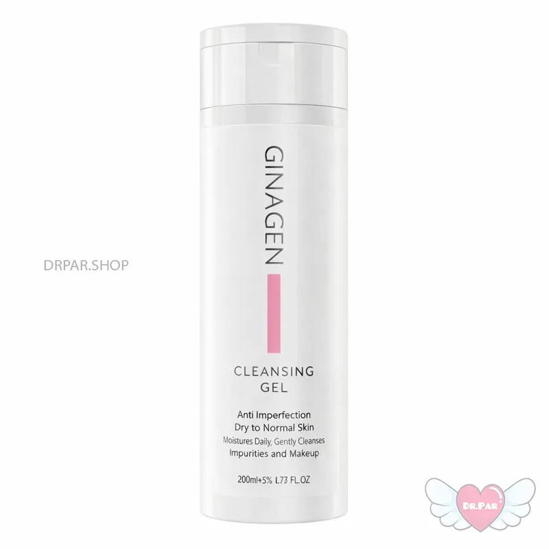 ژل شستشو پوست نرمال خشک حساس 200 میلی لیتر Anti Imperfection ژیناژن Ginagen