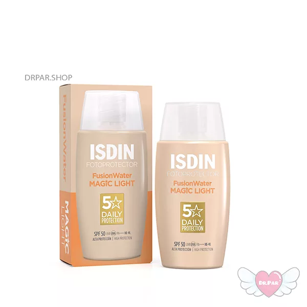 ISDIN Fotoprotector Fusion Water MAGIC Light ضد آفتاب ایزیدین فیوژن واتر مجیک لایت 50 میلی لیتر