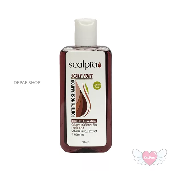 شامپو تقویت کننده اسکالپیا مناسب انواع مو 200 میلی لیتر