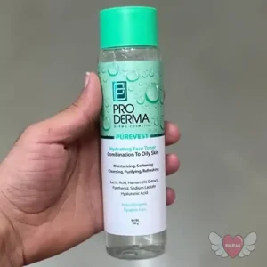 قیمت تونر آبرسان پرودرما مناسب پوست مختلط تا چرب