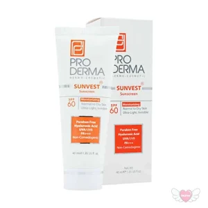 خرید کرم ضد آفتاب مرطوب کننده پرودرما SPF 60