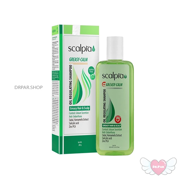 شامپو روزانه اسکالپیا کنترل کننده چربی سر 200 میلی لیتر