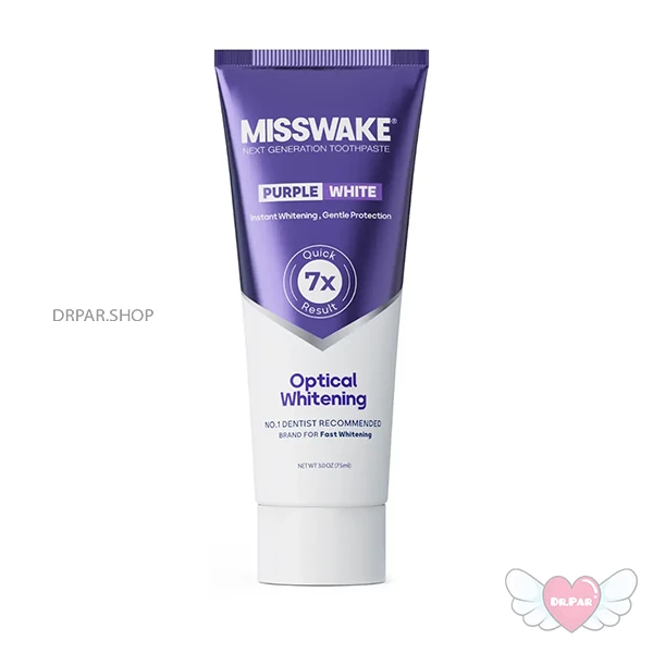 Misswake Anti-Yellowing Whitening Toothpaste خمیر دندان ضد زردی میسویک سفید کننده 75 میل لیتر