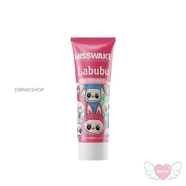 Misswake Lebobo Kids Toothpaste for Girls خمیر دندان کودک میسویک مدل لبوبو دخترانه 50 میلی لیتر